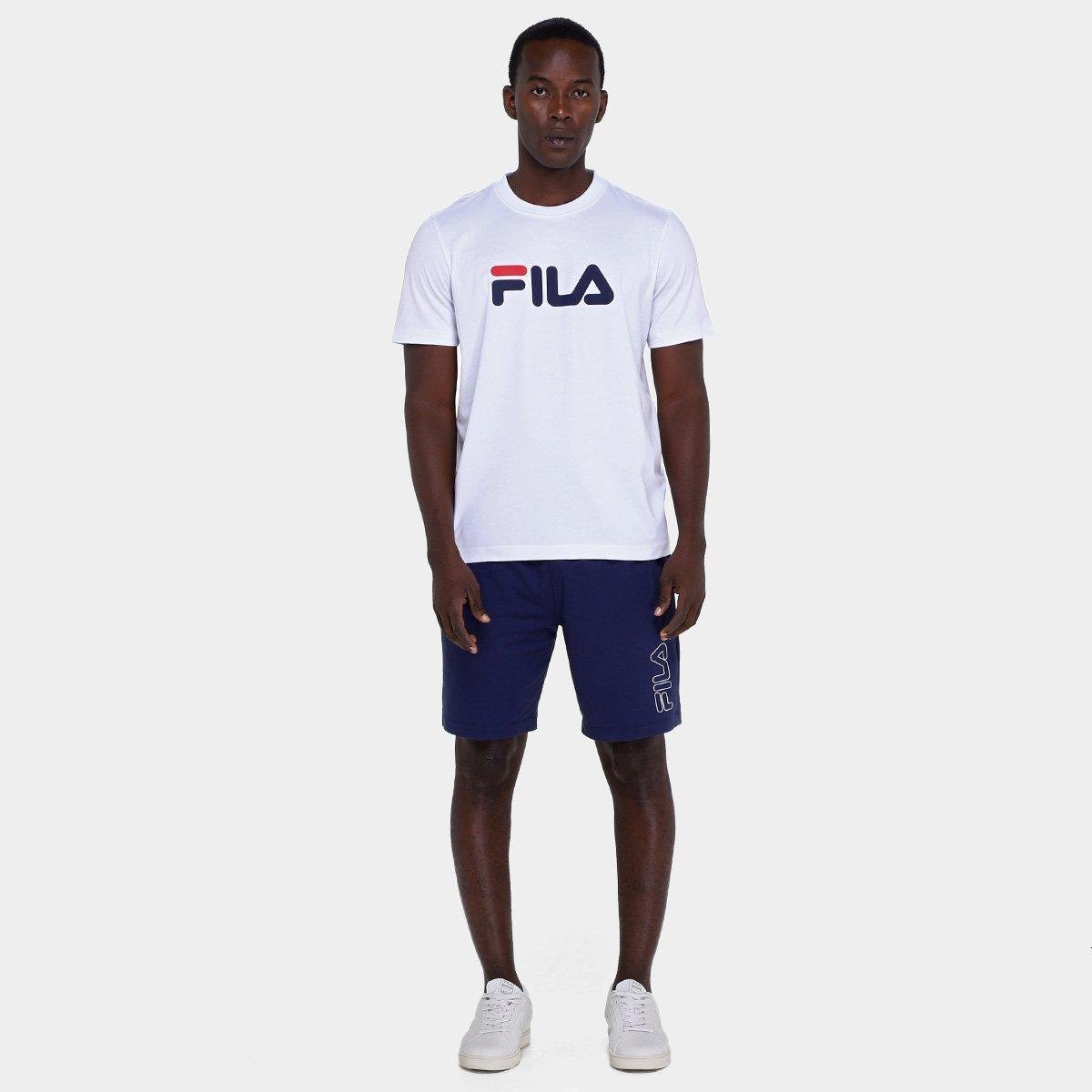 Camiseta Fila Letter Masculina - Tam: G - 3
