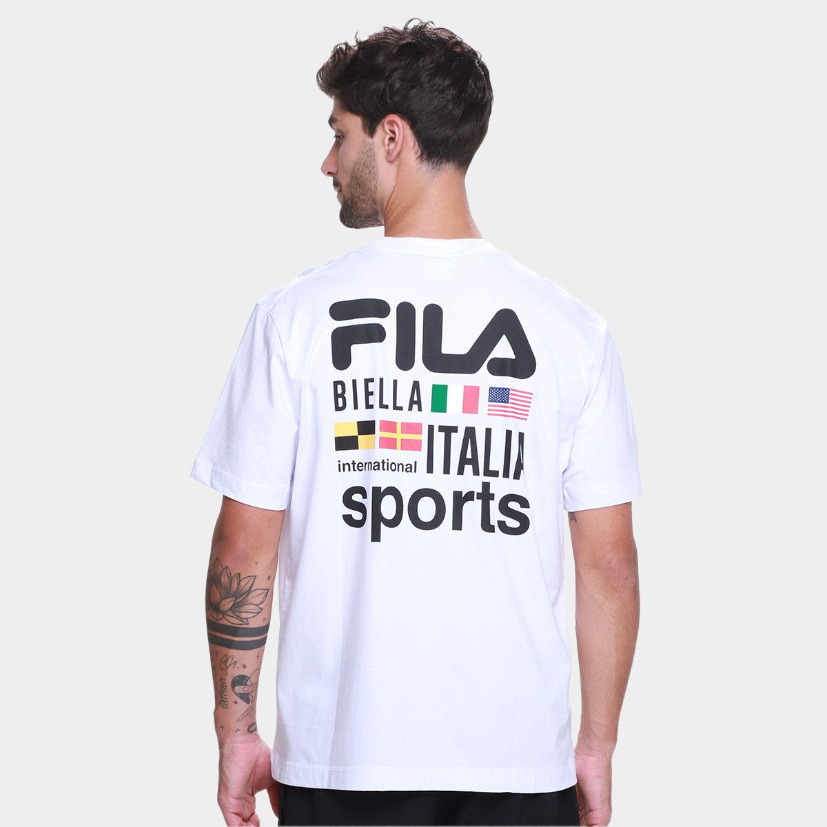 Camiseta Fila Sports International Over Masculina - Tam: P - 1