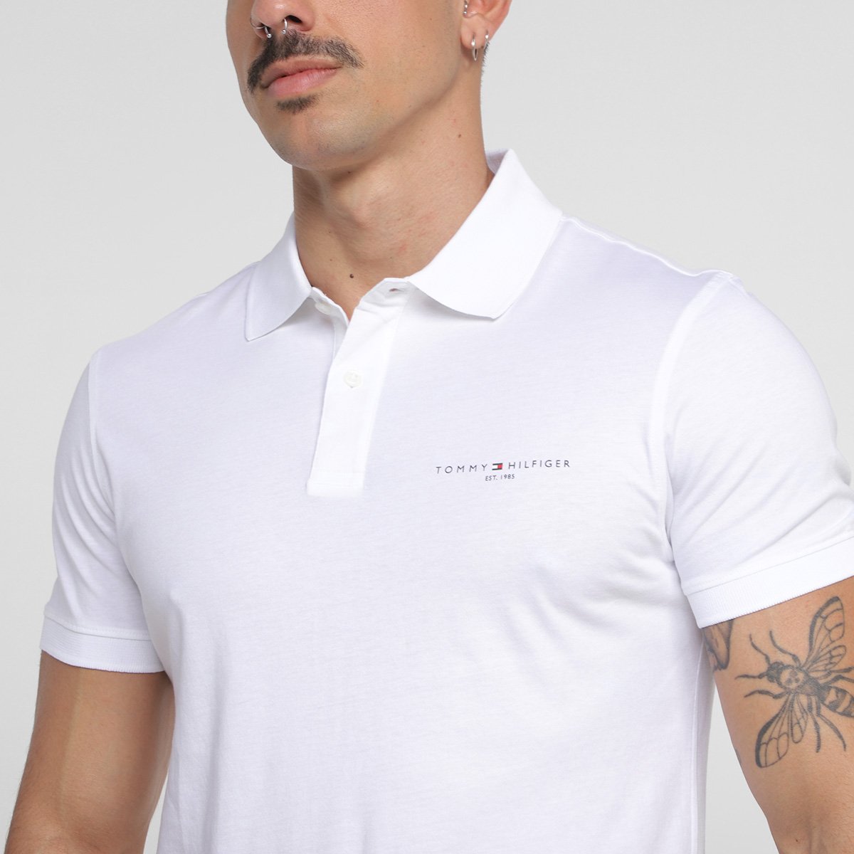 Camisa Polo Tommy Hilfiger Básica Masculina - Tam: GG - 2