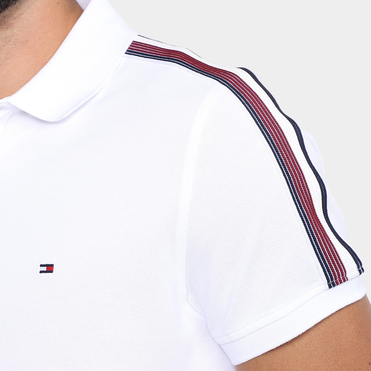 Camisa Polo Tommy Hilfiger Shadow Gs Masculina - Tam: G - 2