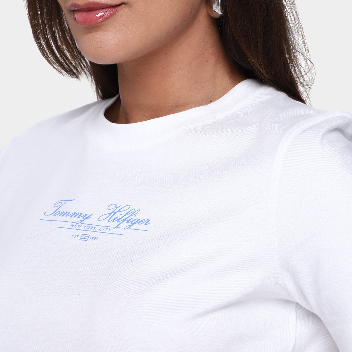 Camiseta Tommy Hilfiger Feminina - Tam: M - 2