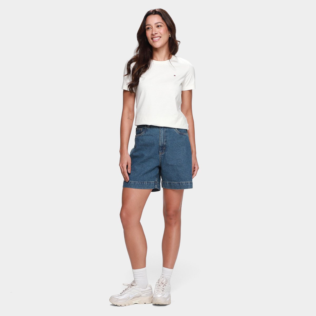 Camiseta Tommy Hilfiger Feminina - Tam: P - 4