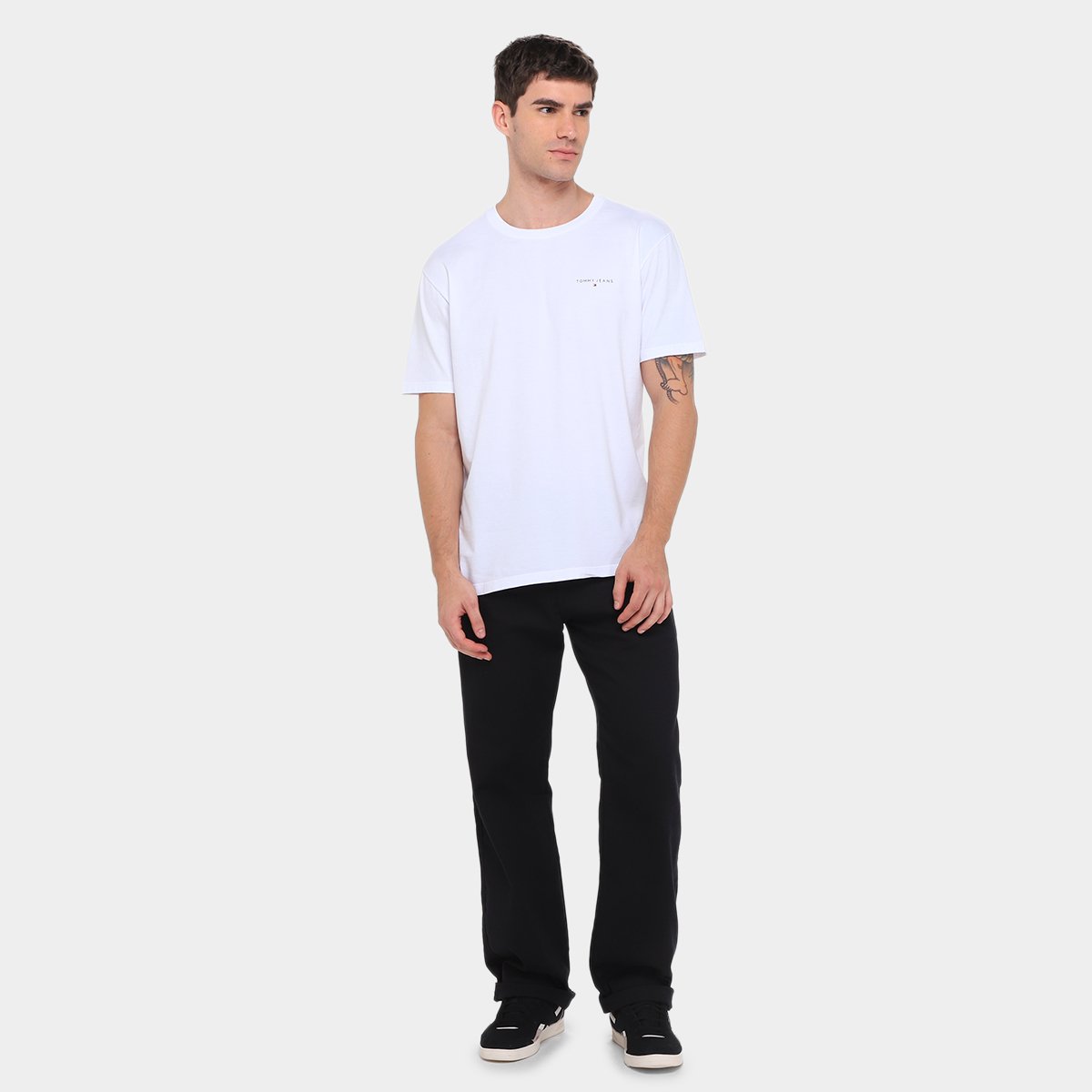 Camiseta Tommy Jeans Chest Masculina - Tam: GG - 3