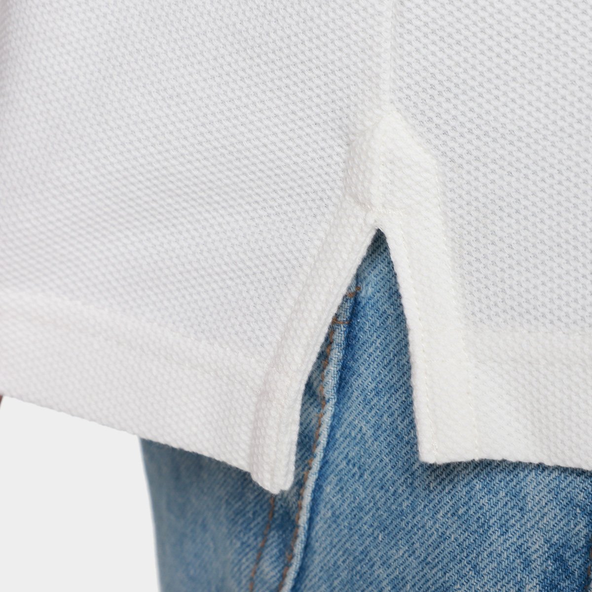Camisa Polo Tommy Hilfiger Herrinbone Detail Masculina - Tam: M - 4