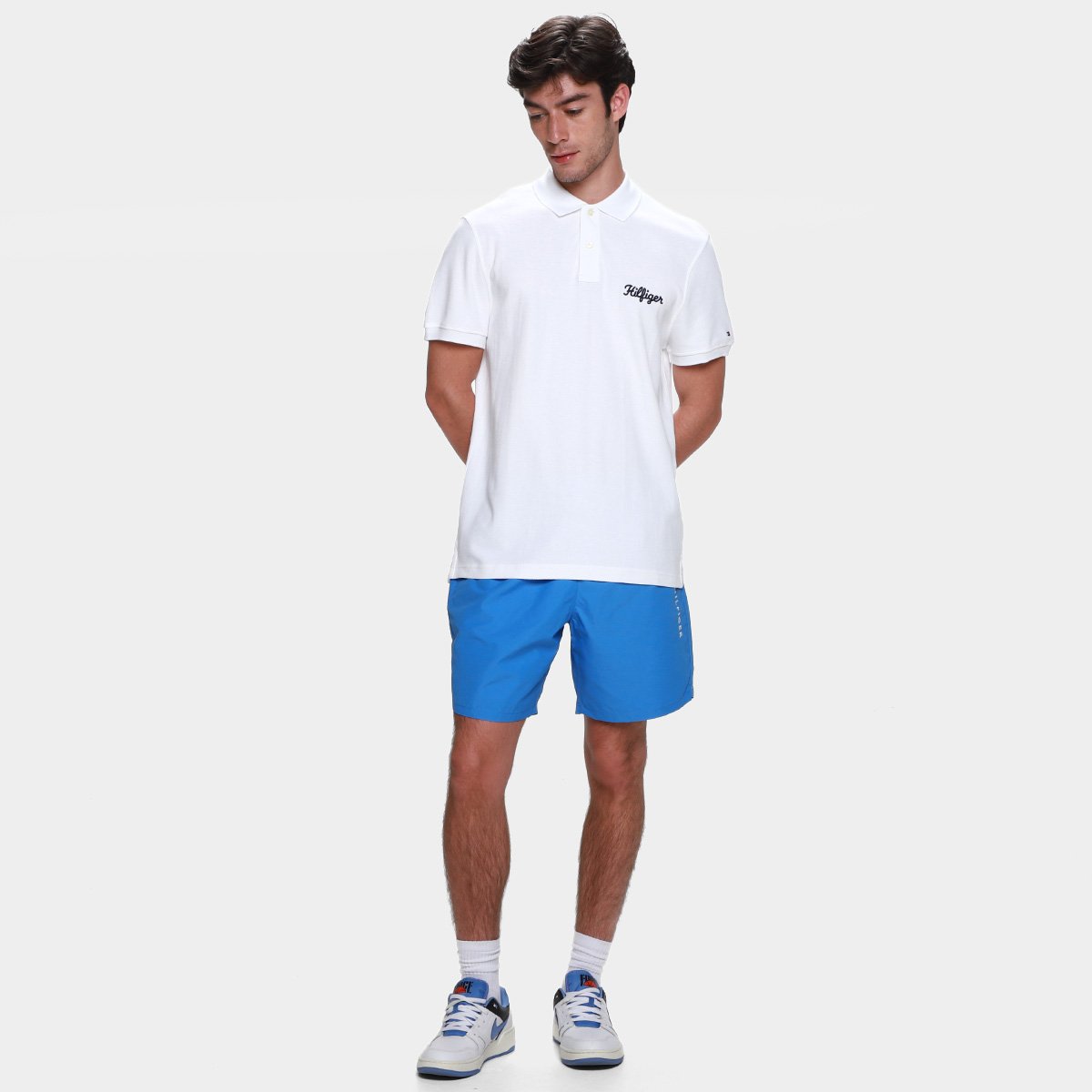 Camisa Polo Tommy Hilfiger Graphic Masculina - Tam: P - 4