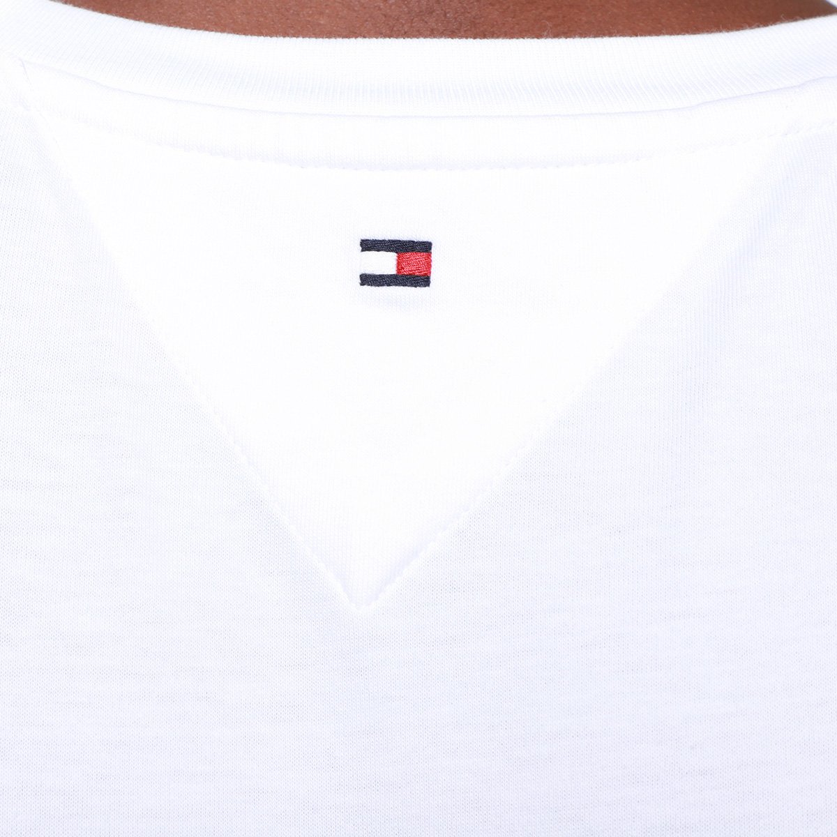 Camiseta Tommy Hilfiger Tipped Masculina - Tam: P - 4