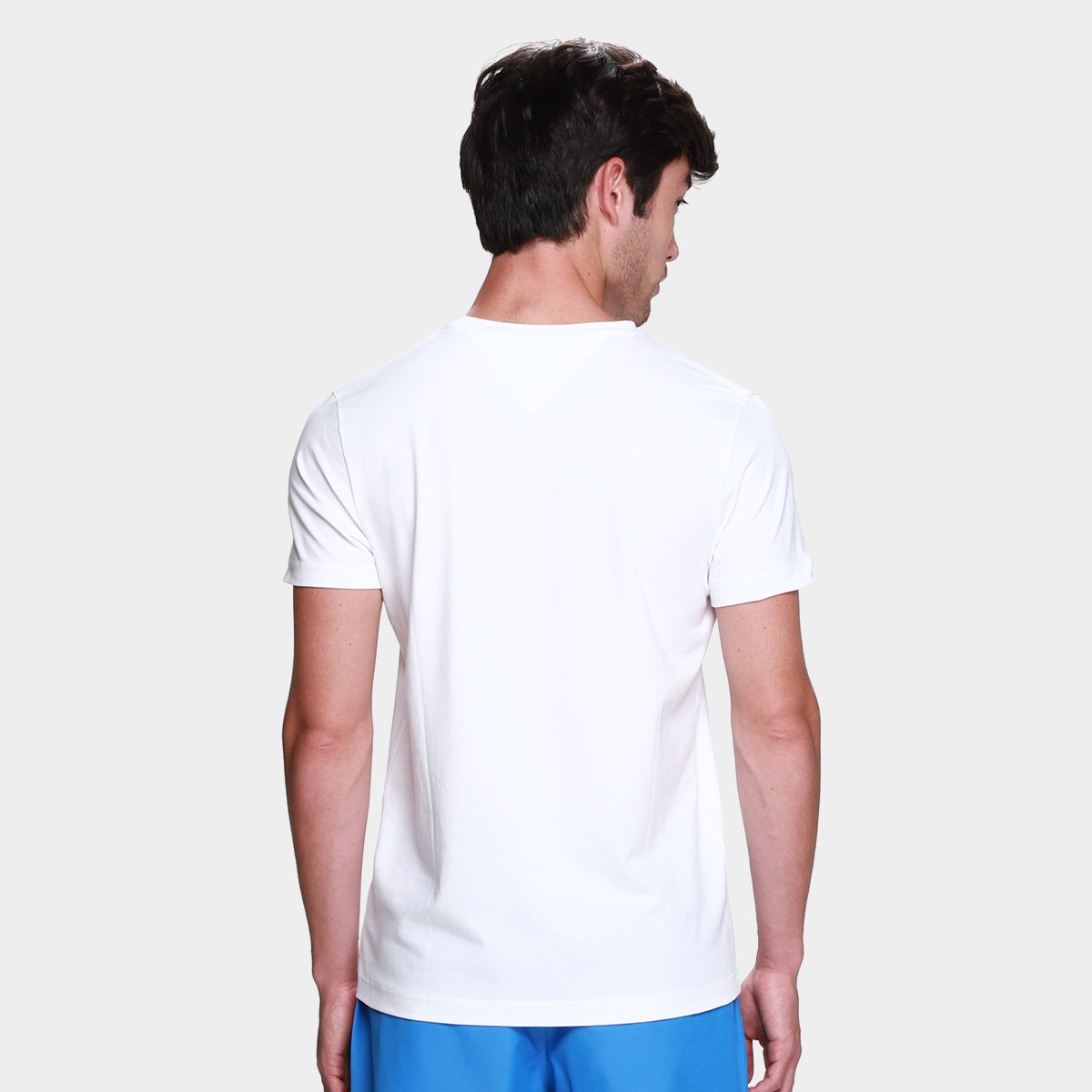 Camiseta Slim Tommy Hilfiger Stretch Fit Masculina - Tam: P - 1