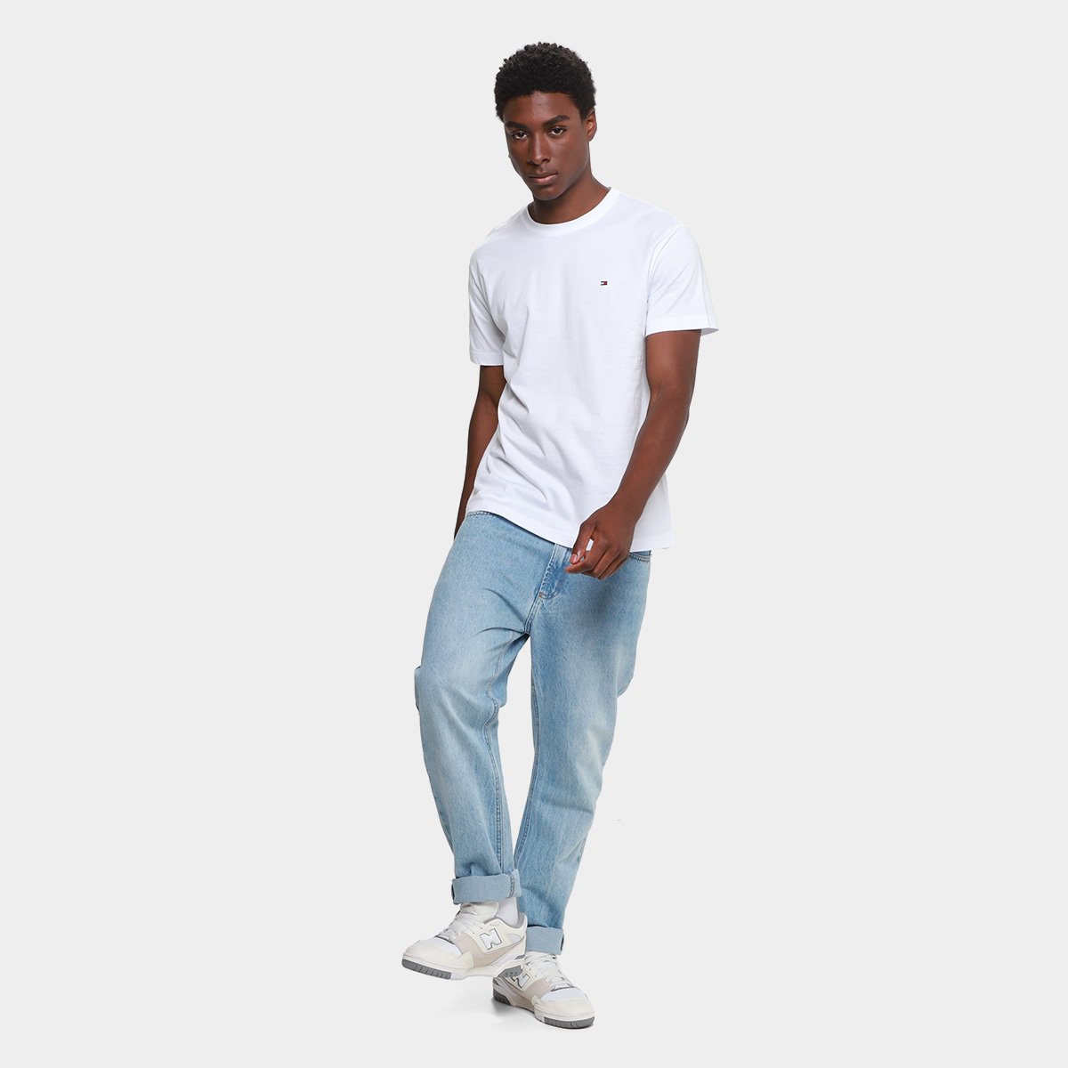 Camiseta Tommy Hilfiger Essential Masculina - Tam: M - 3