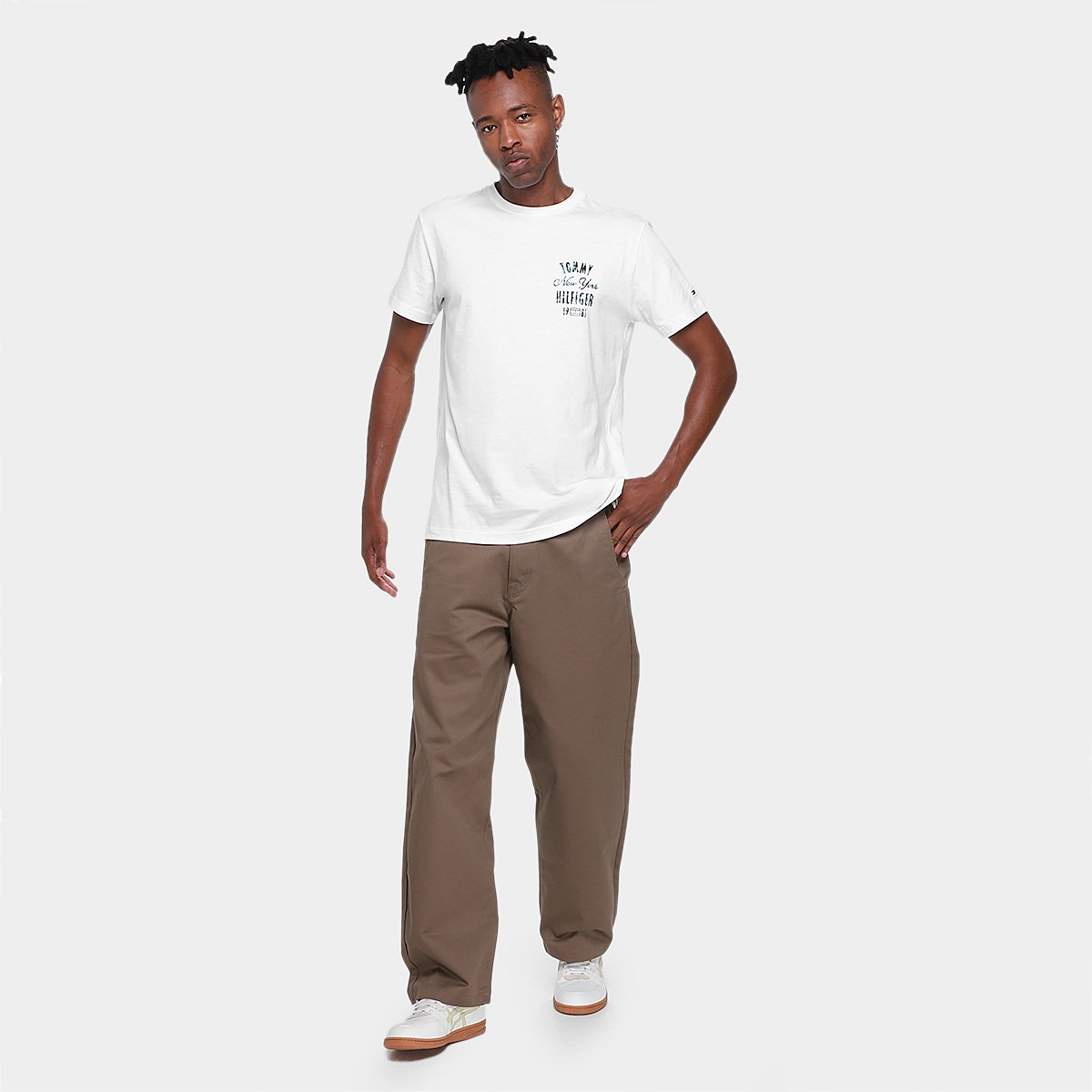 Camiseta Tommy Hilfiger Masculina - Tam: G - 3