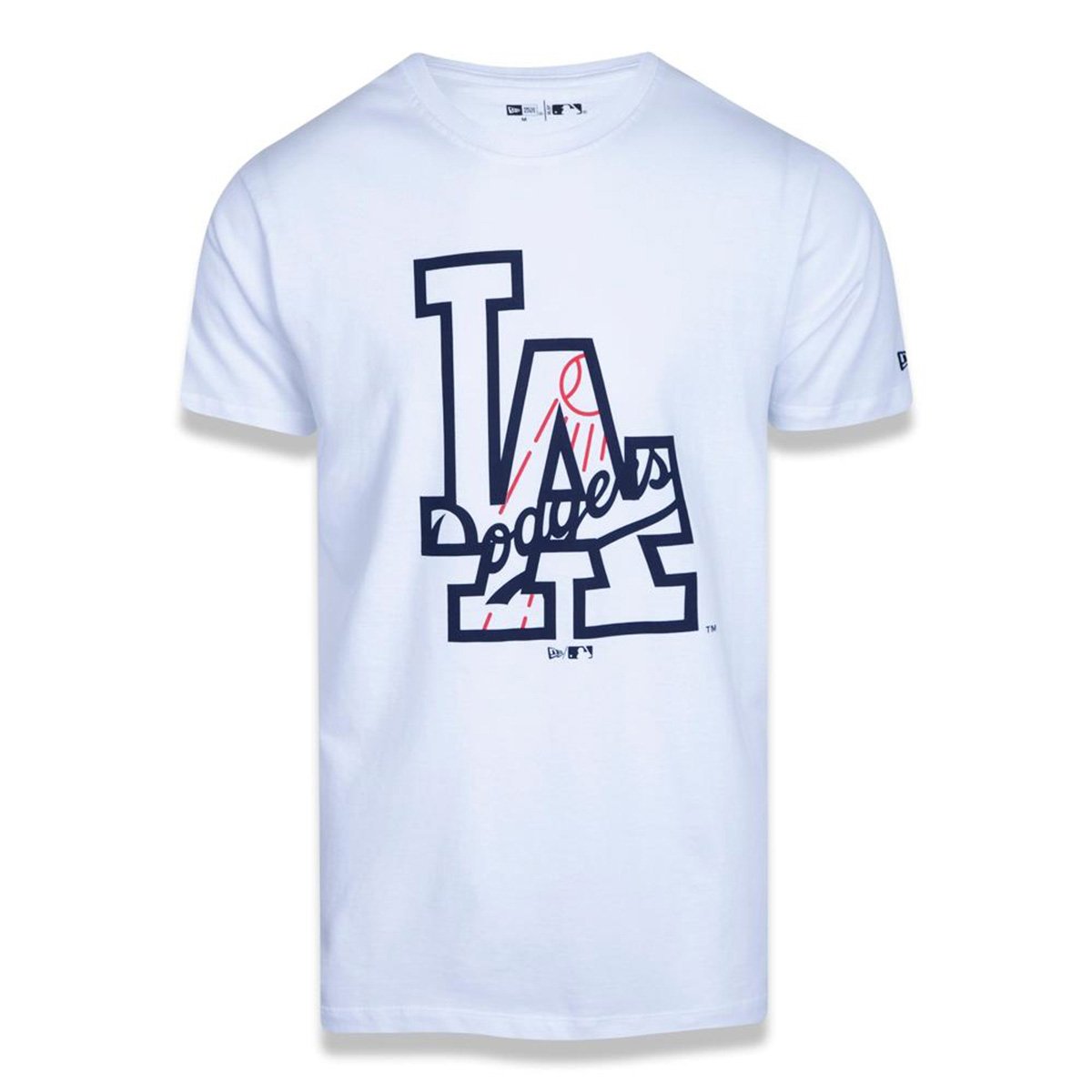 Camiseta MLB Los Angeles Dodgers New Era Logomania Mix Masculina