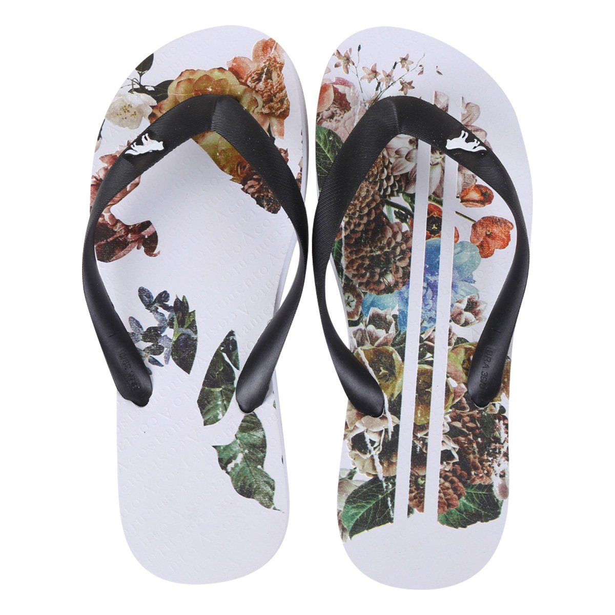 Chinelo Acostamento Floral Masculino