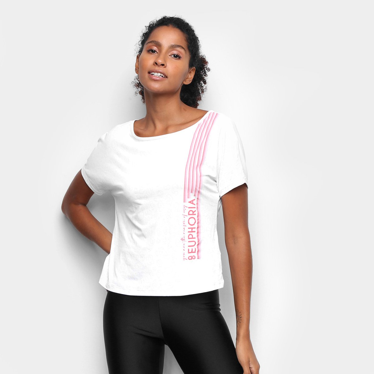 Camiseta Alto Giro Skin Fit Feminina