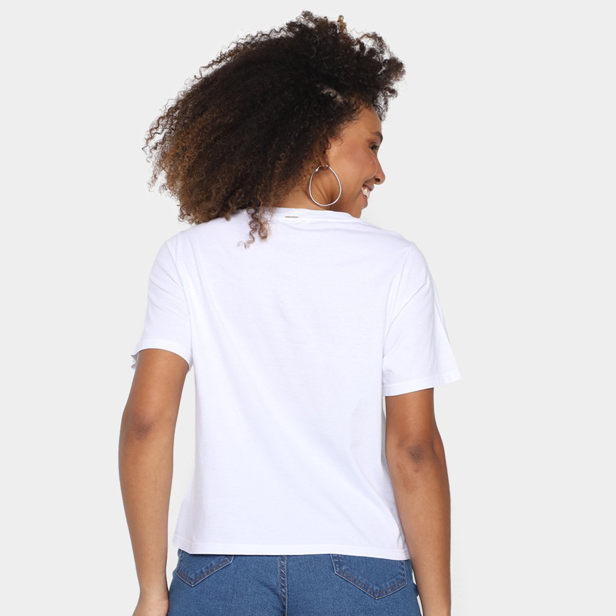 Camiseta My Favorite Things Cropped Estampada Feminina - Tam: P - 1