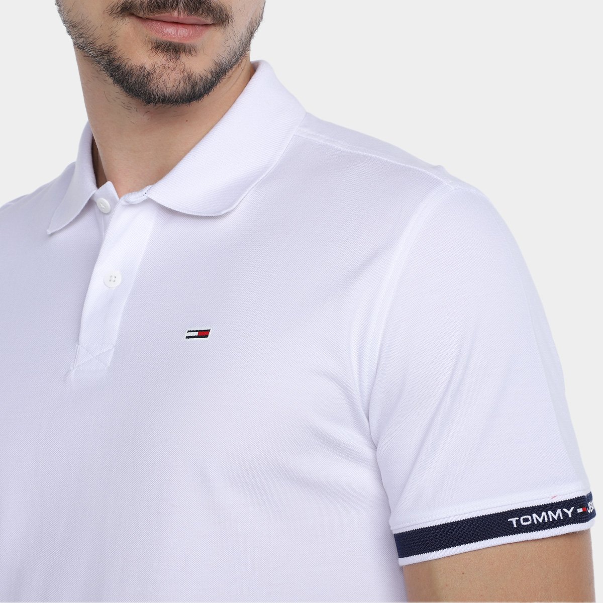 Camisa Polo Tommy Jeans Casual Masculina - Tam: G - 2