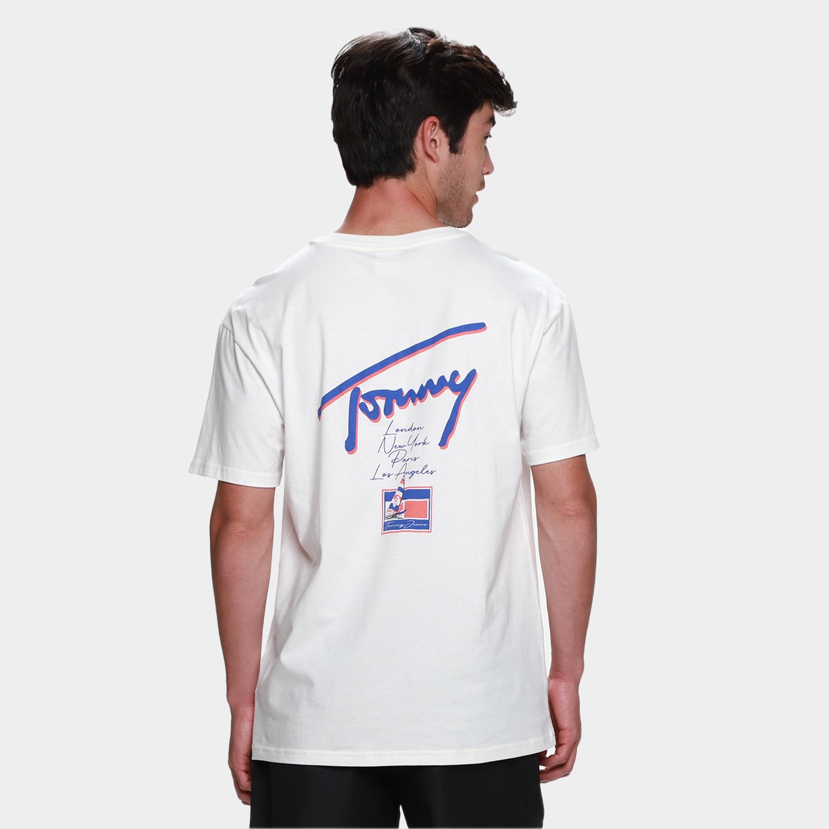 Camiseta Tommy Jeans Faded Graphic Masculina - Tam: P - 1