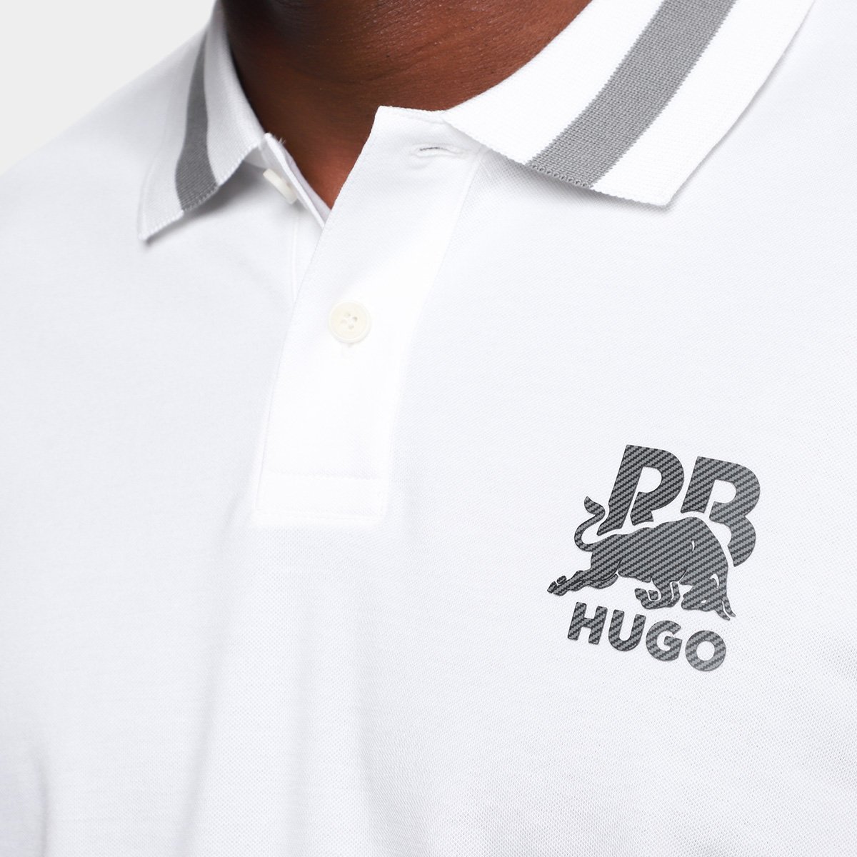 Camisa Polo Hugo Boss X Red Bull Casual Masculina - Tam: G - 2