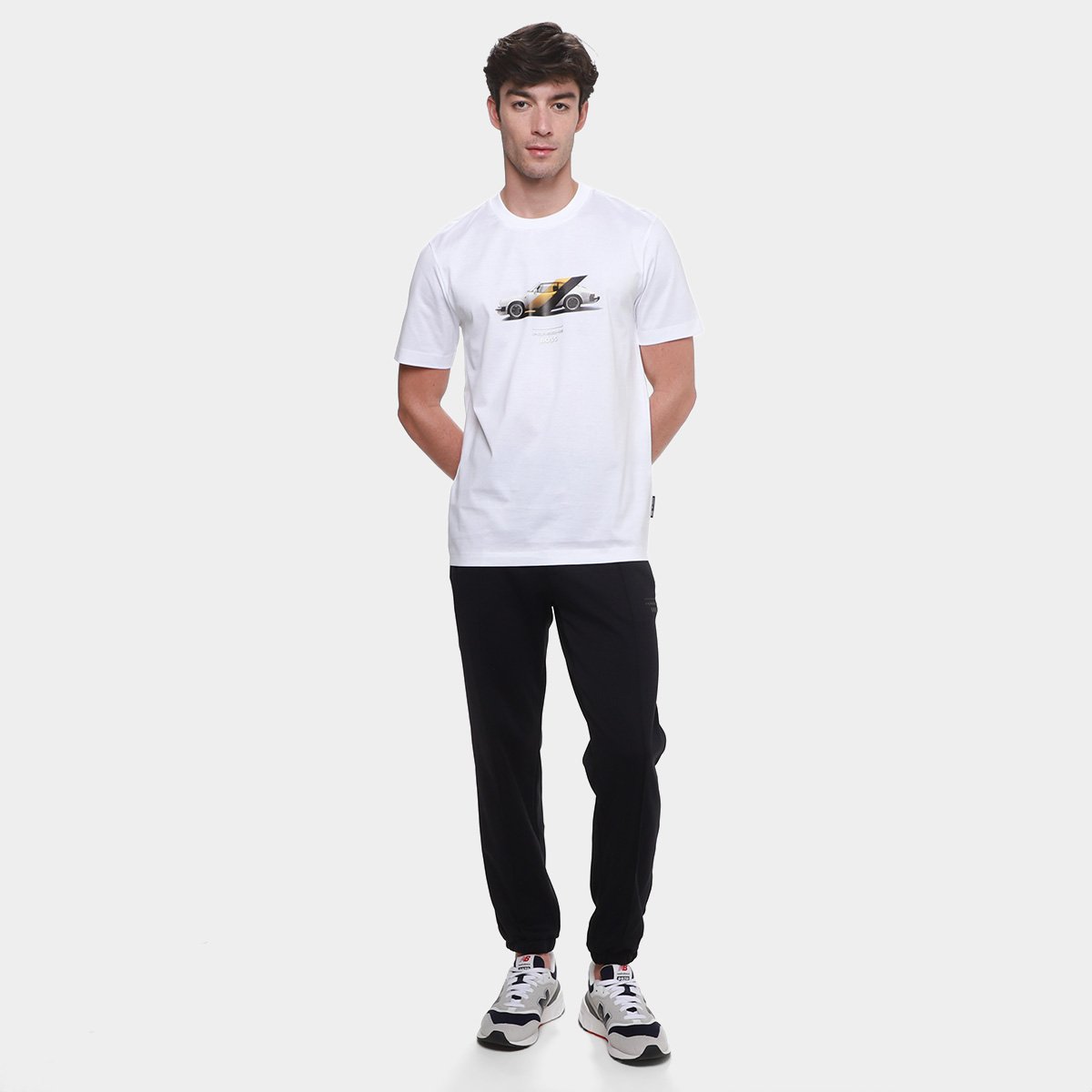 Camiseta Hugo Boss Porsche C-Thompson Masculina - Tam: P - 3
