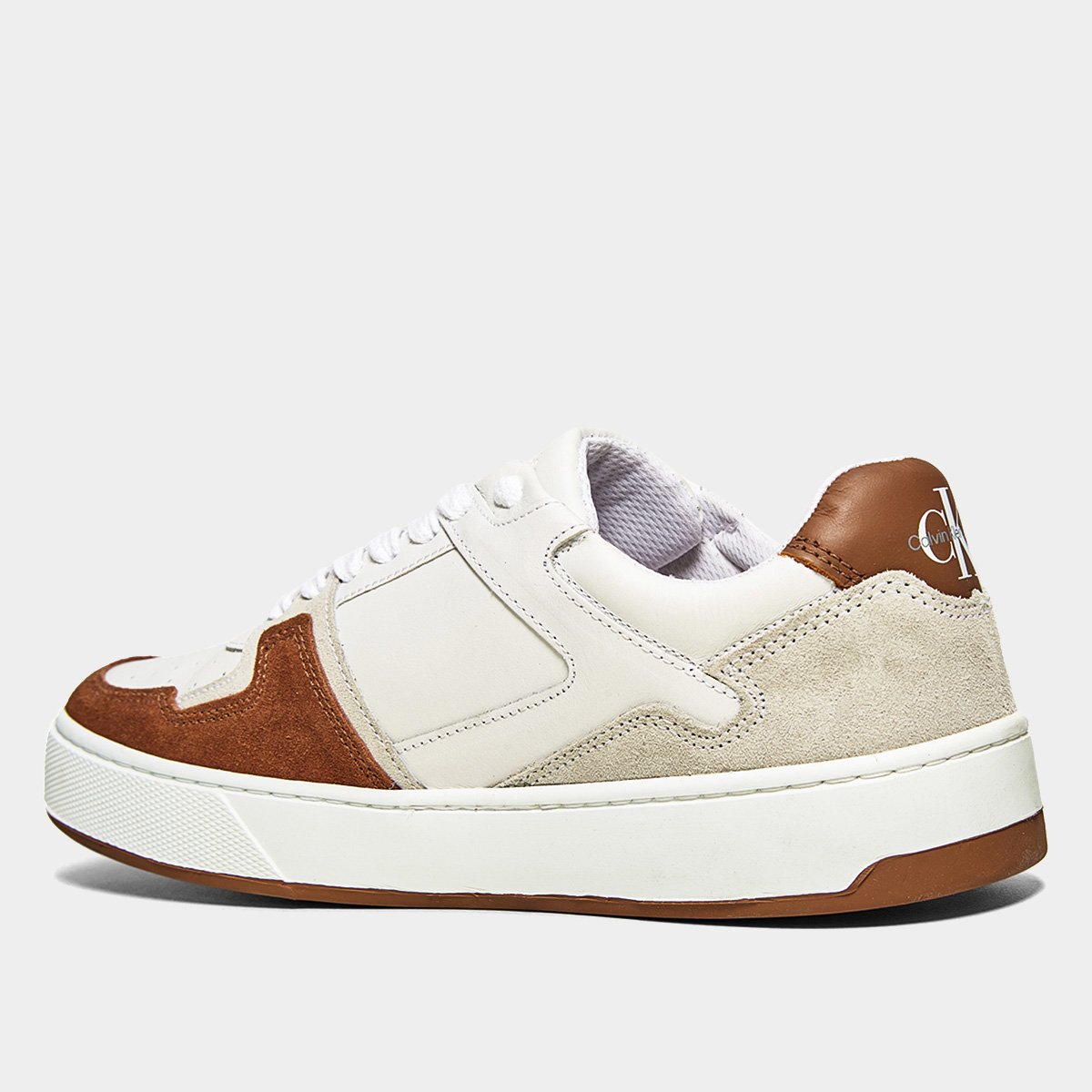 Tênis Couro Calvin Klein Palito Queima Logo Masculino - Tam: 42 - 2