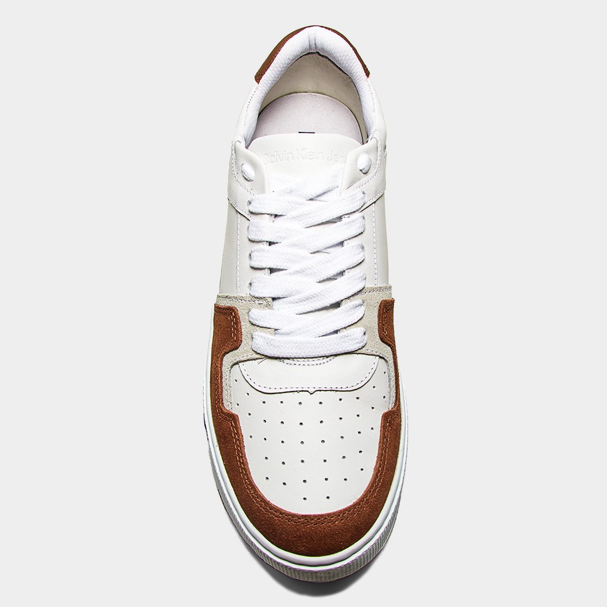 Tênis Couro Calvin Klein Palito Queima Logo Masculino - Tam: 42 - 3