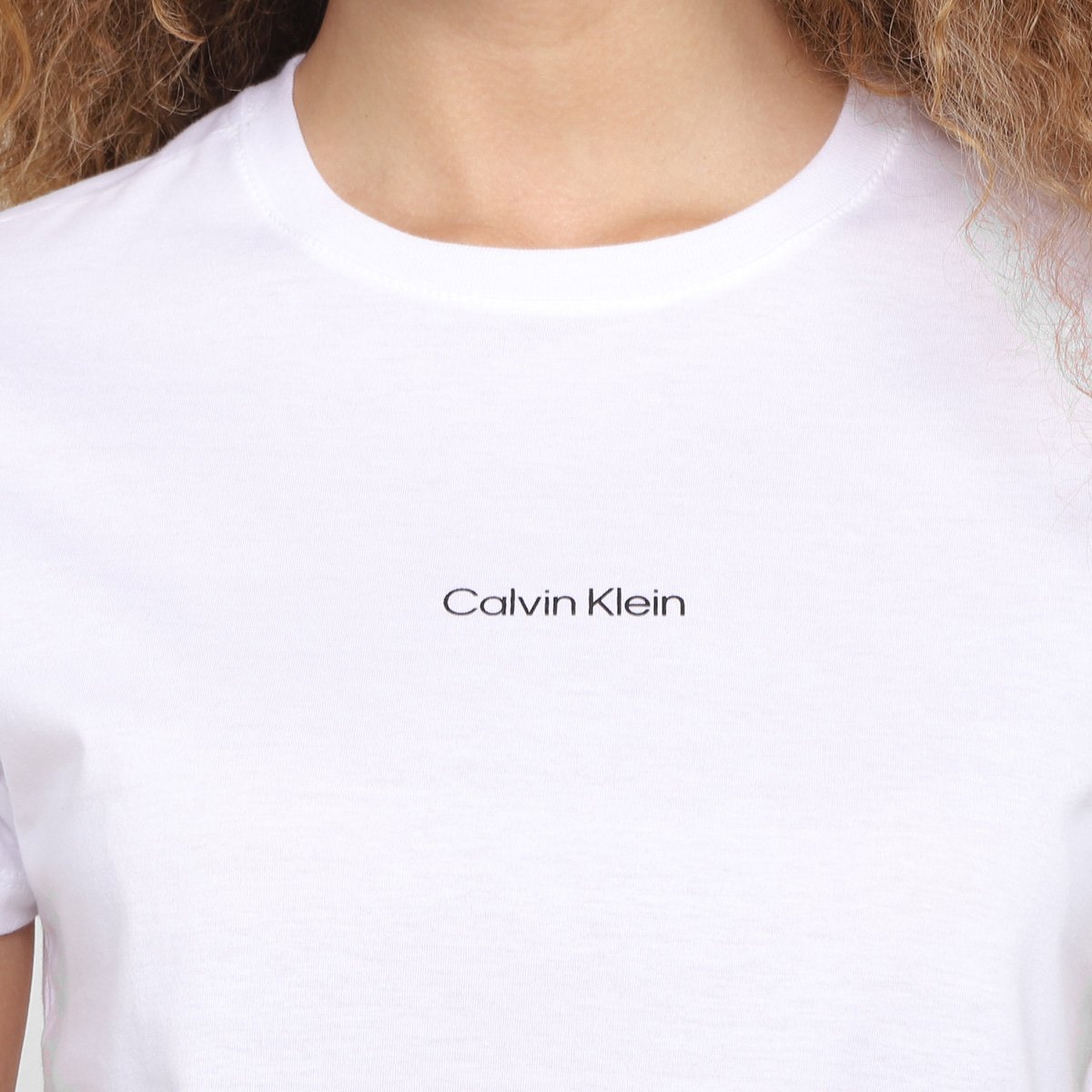 Camiseta Calvin Klein Mini Logo Feminina - Tam: P - 2