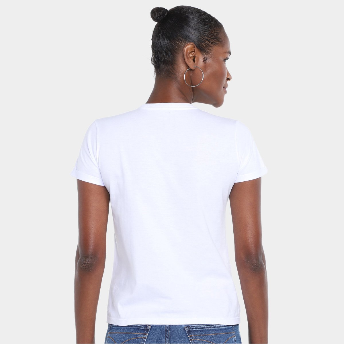 Camiseta Calvin Klein Logo Feminina - Tam: P - 1