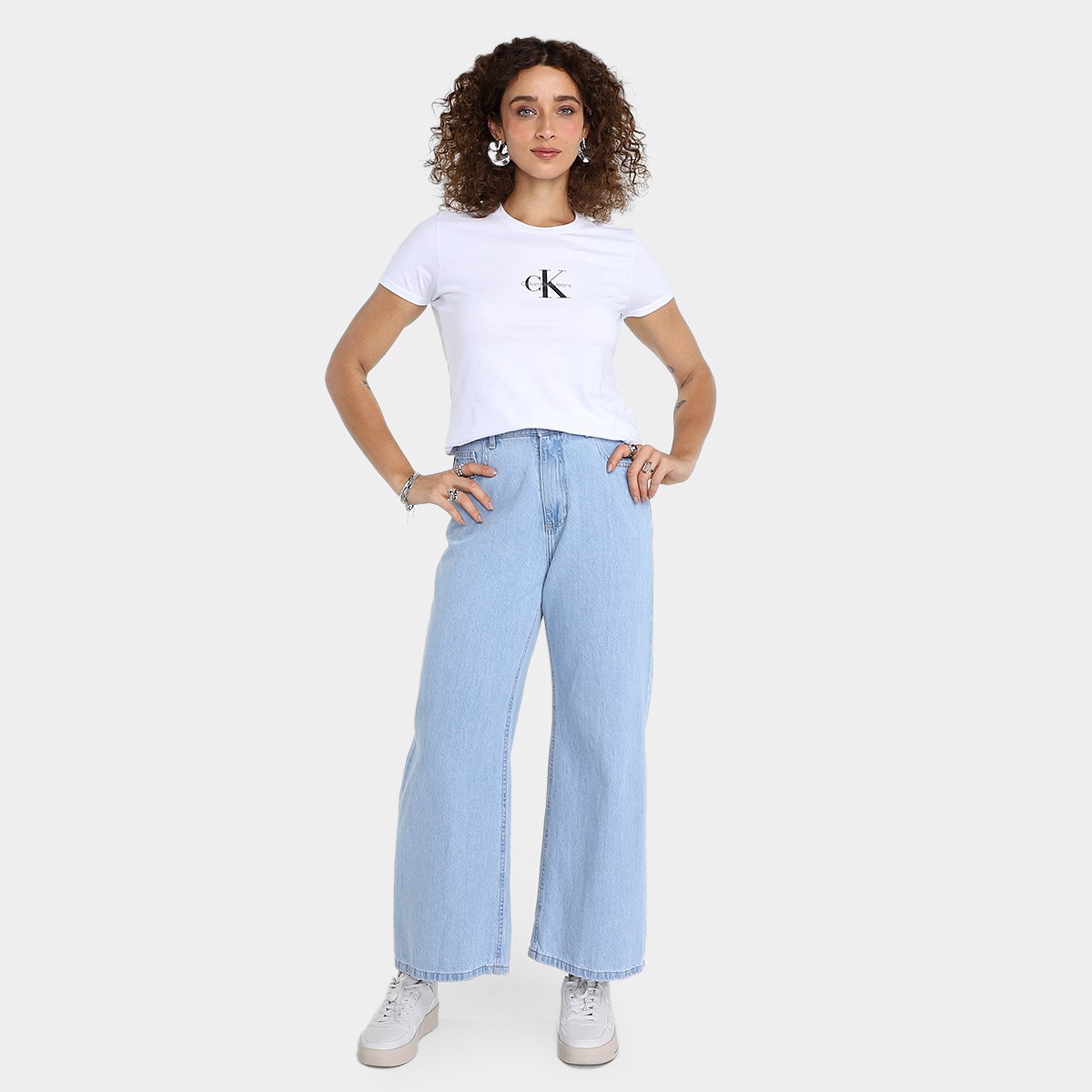 Camiseta Calvin Klein Reissue Feminina - Tam: P - 3