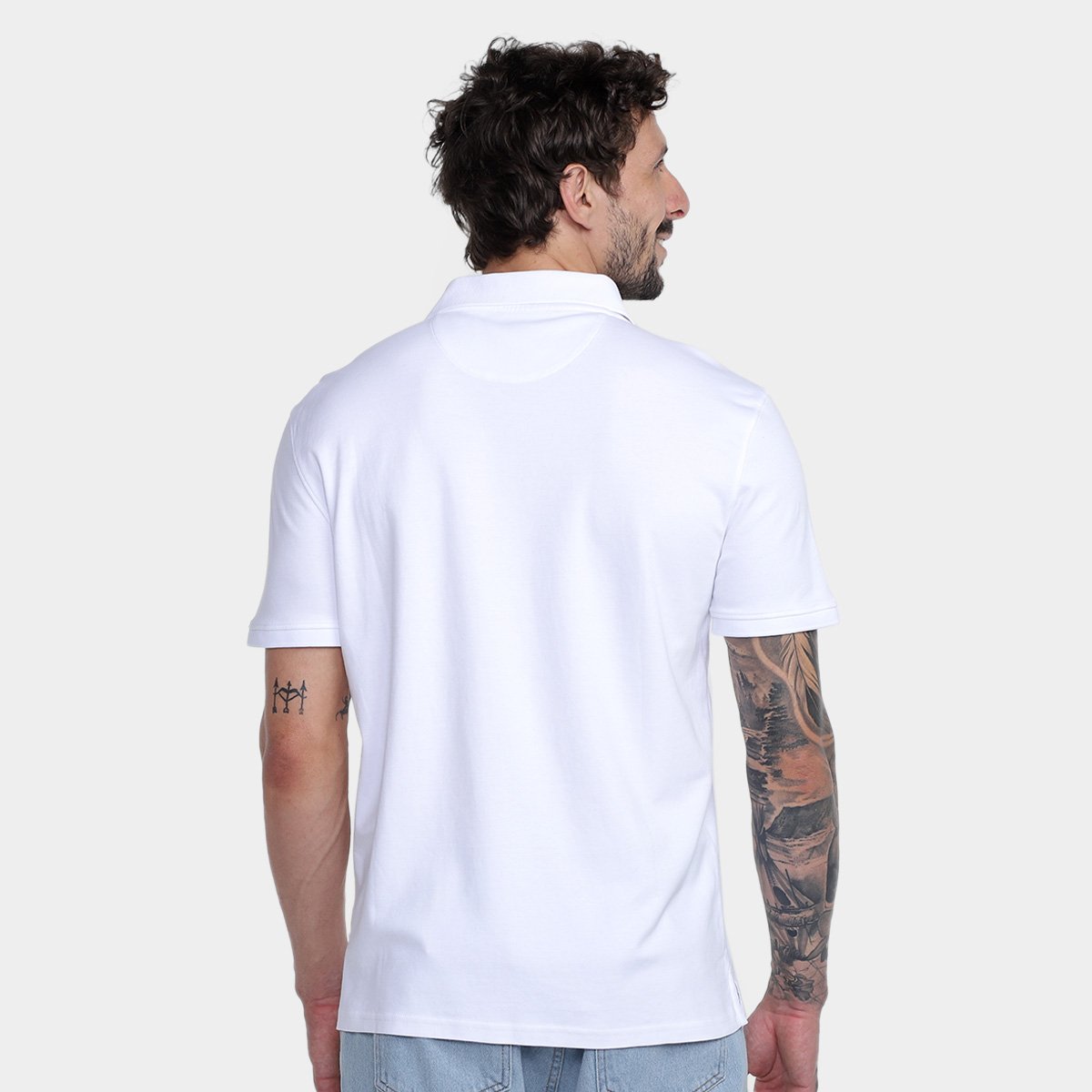 Camisa Polo Calvin Klein Interlock Liquid Touch Masculina - Tam: GG - 1