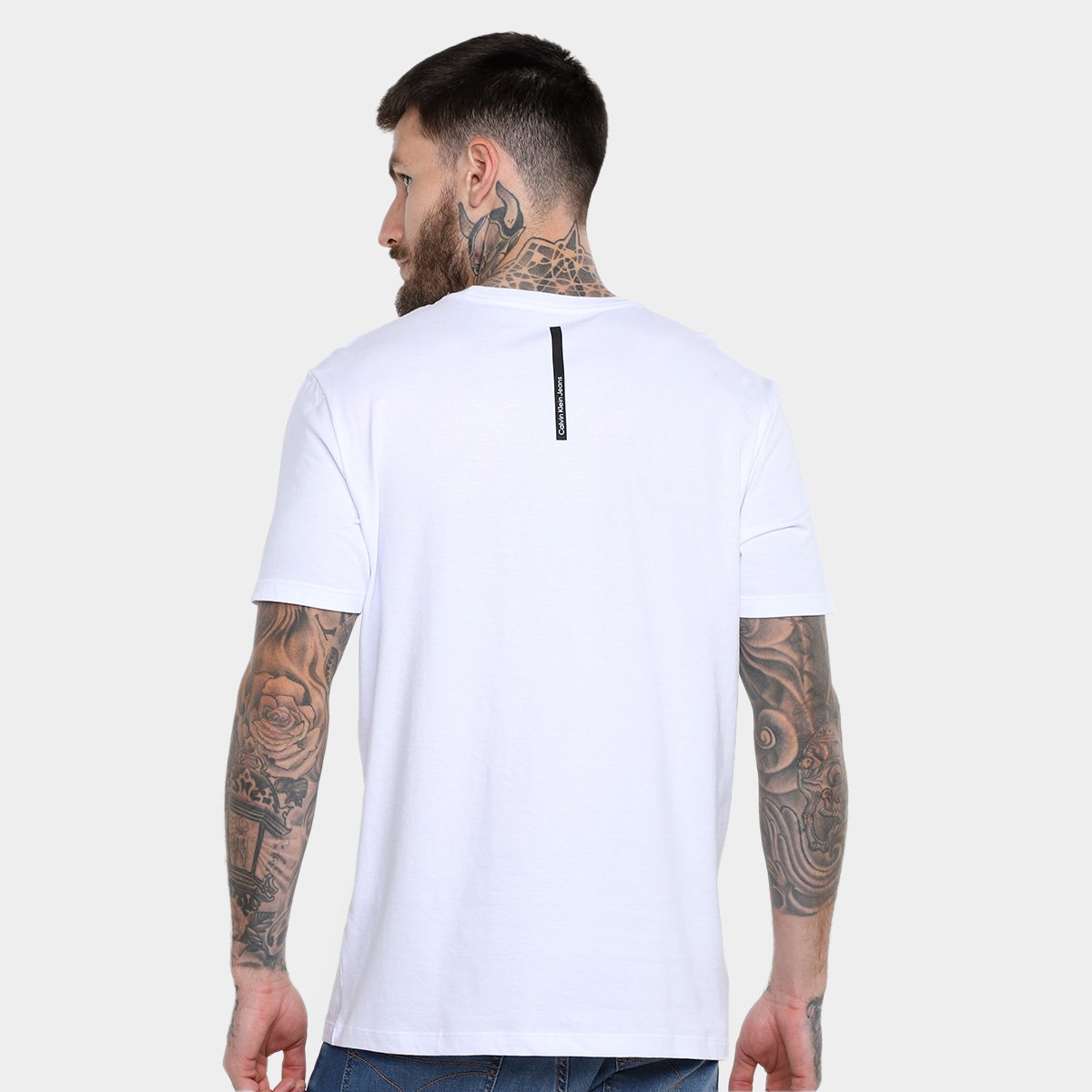 Camiseta Calvin Klein Re Issue Masculina - Tam: P - 1