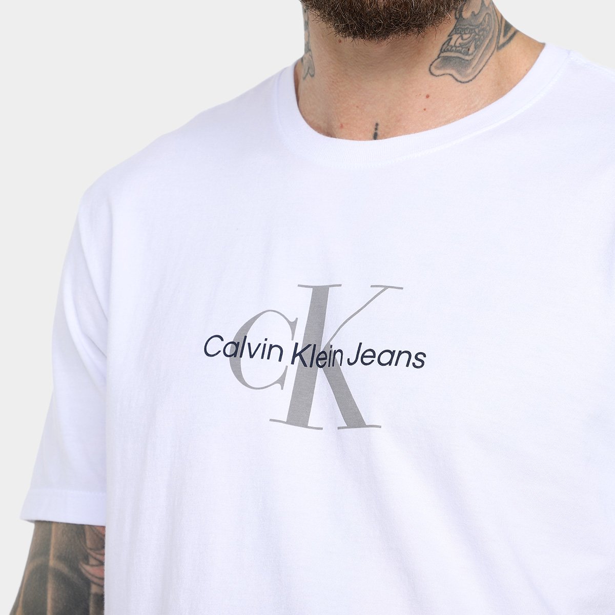 Camiseta Calvin Klein Re Issue Masculina - Tam: P - 2
