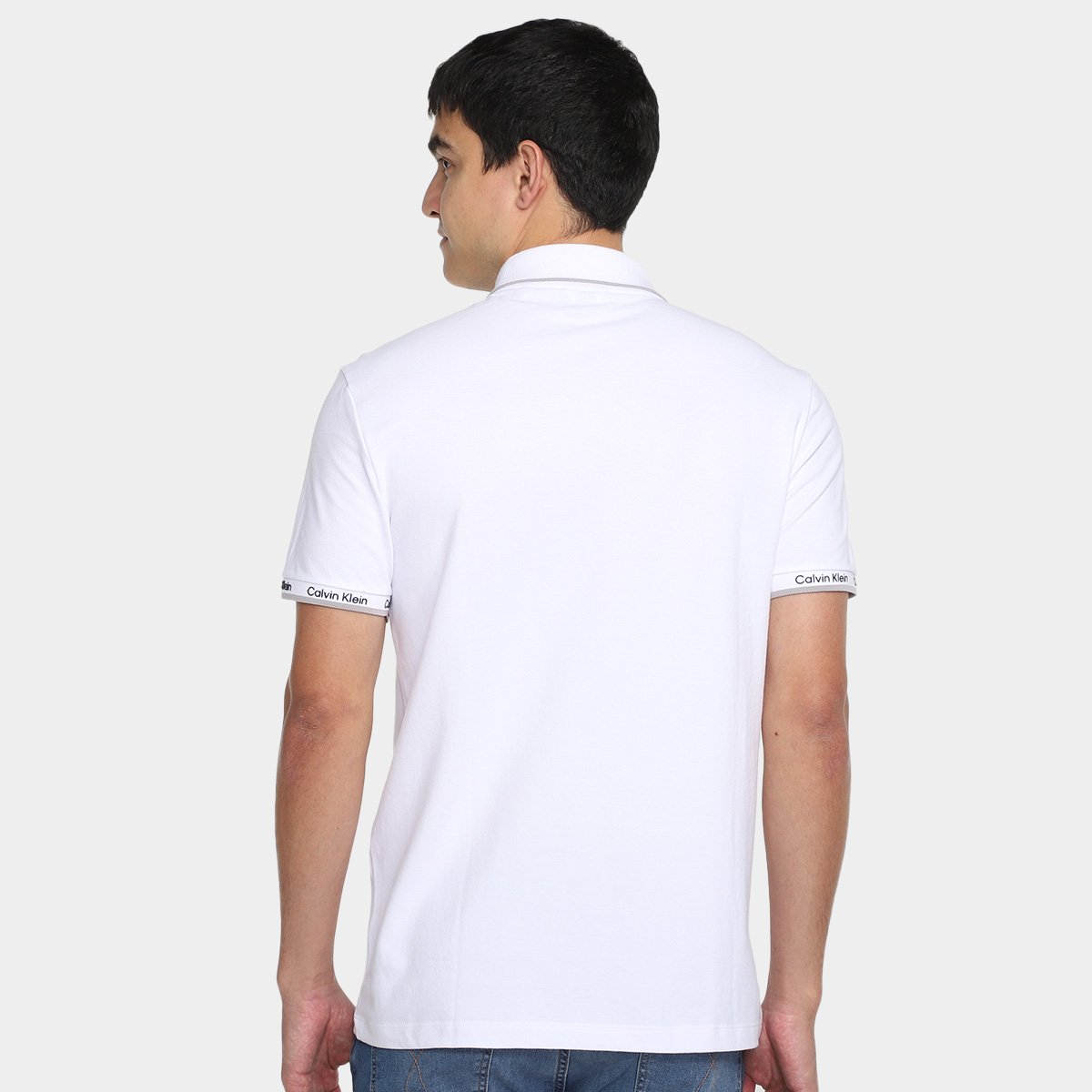 Camisa Polo Calvin Klein Casual Masculina - Tam: M - 1