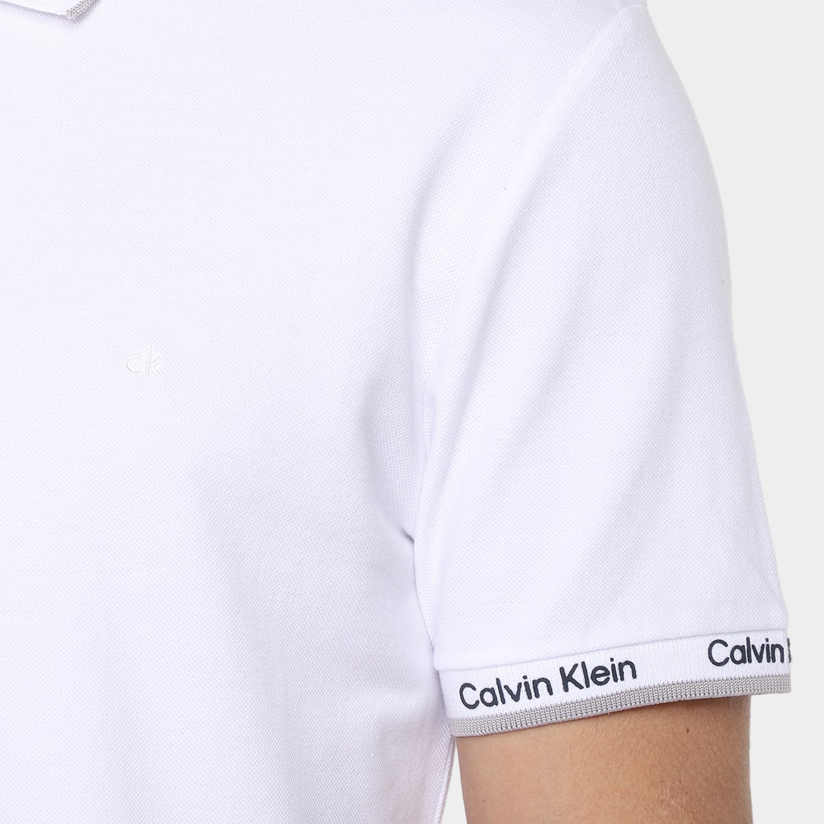 Camisa Polo Calvin Klein Casual Masculina - Tam: M - 2