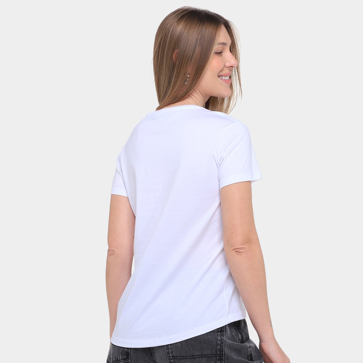 Camiseta Calvin Klein Egípicio Patch Feminina - Tam: M - 1