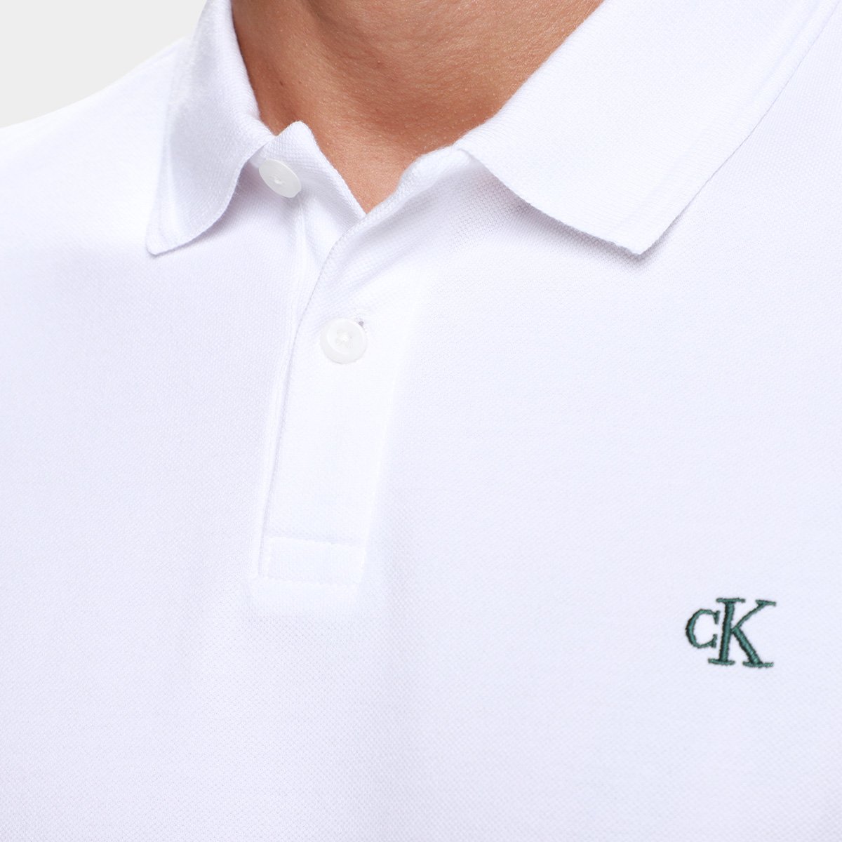 Camisa Polo Calvin Klein Logo Bordado Masculino - Tam: P - 2