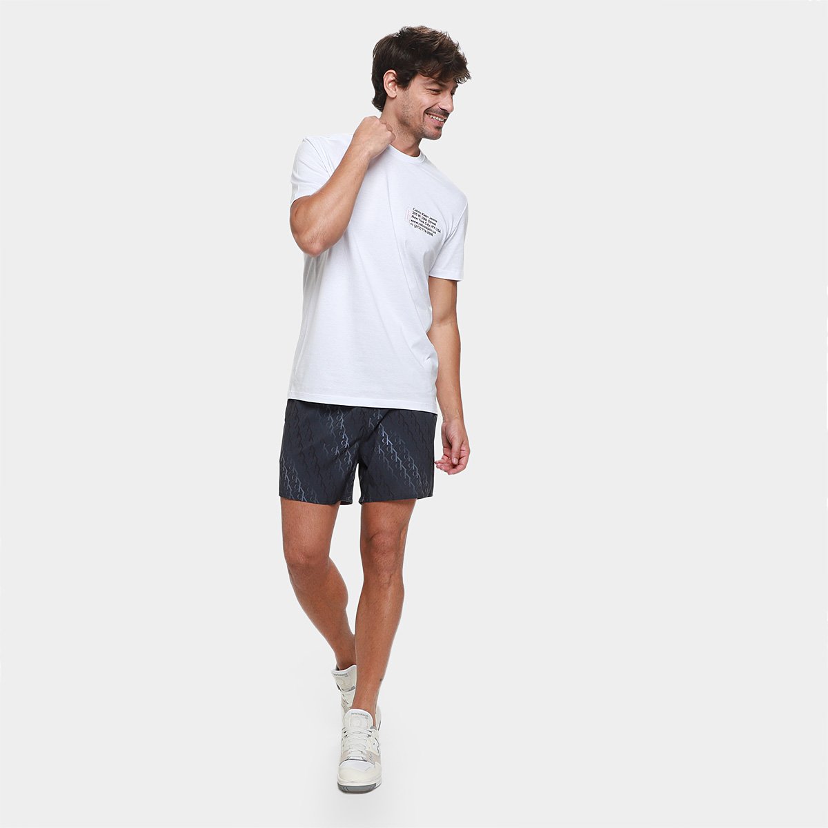 Camiseta Calvin Klein Ny Address Masculina - Tam: M - 3