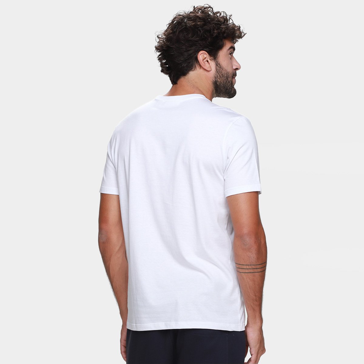 Camiseta Calvin Klein Patch Casual Masculina - Tam: G - 1