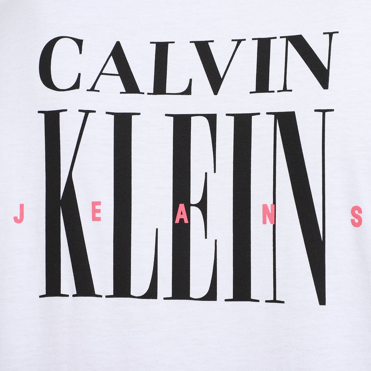 Camiseta Calvin Klein Logo Serif Font Masculino - Tam: M - 3