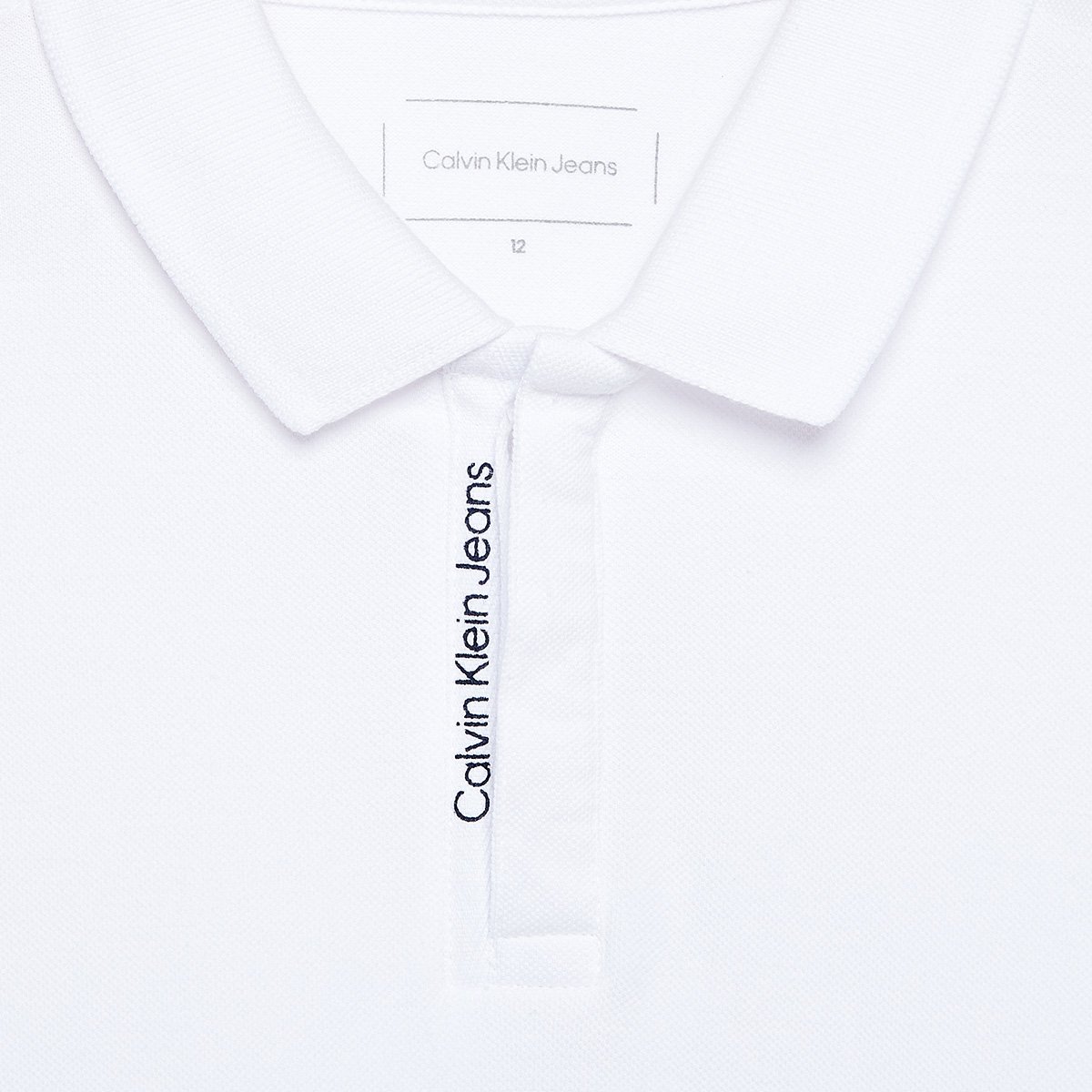 Camisa Polo Infantil Calvin Klein I Logo - Tam: 16A - 1