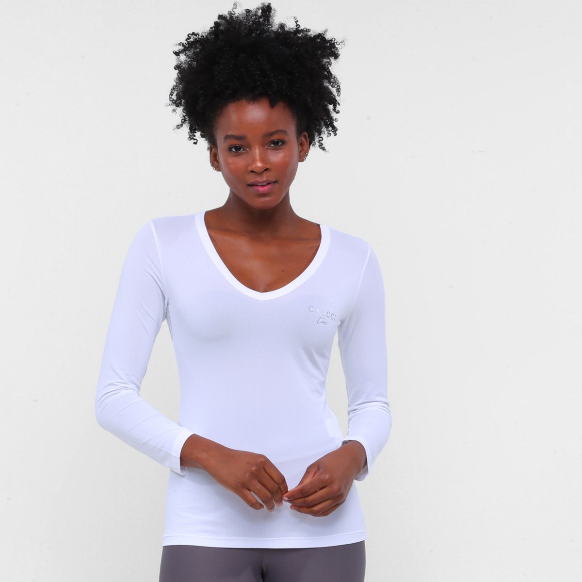 Blusa Colcci Gola V Feminina