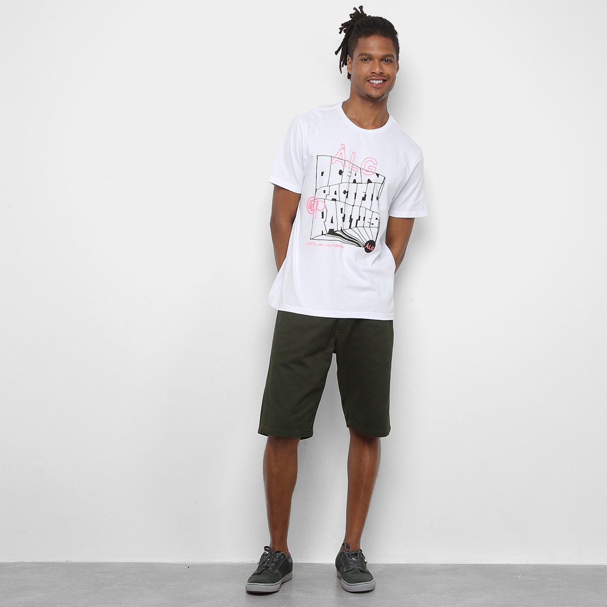 Camiseta Op+Alg Created California Masculina - Tam: P - 2