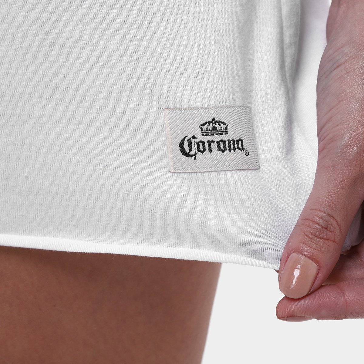 Camiseta Alongada Corona Into The Blue Feminina - Tam: P - 2