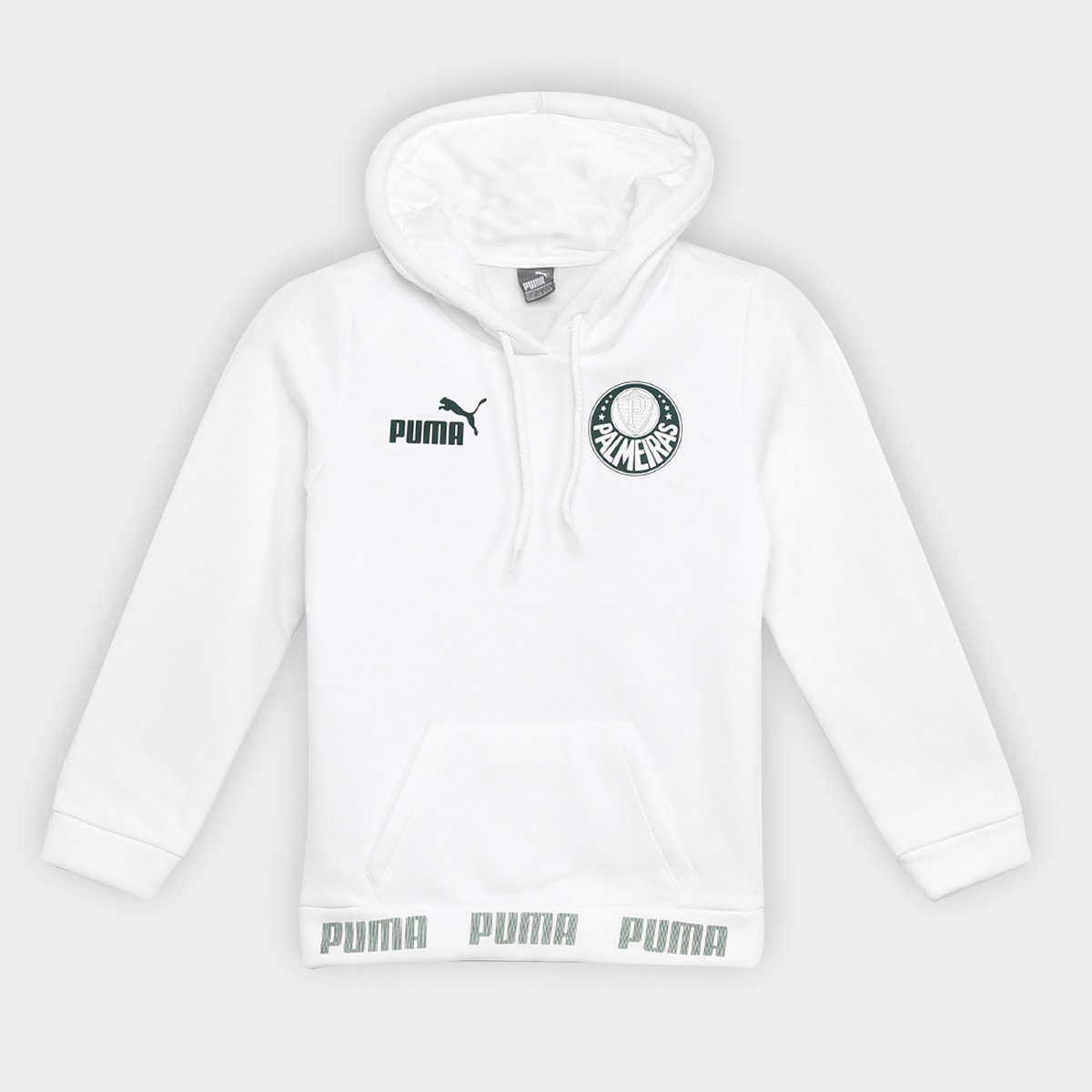 Moletom Juvenil Palmeiras Culture Puma Capuz