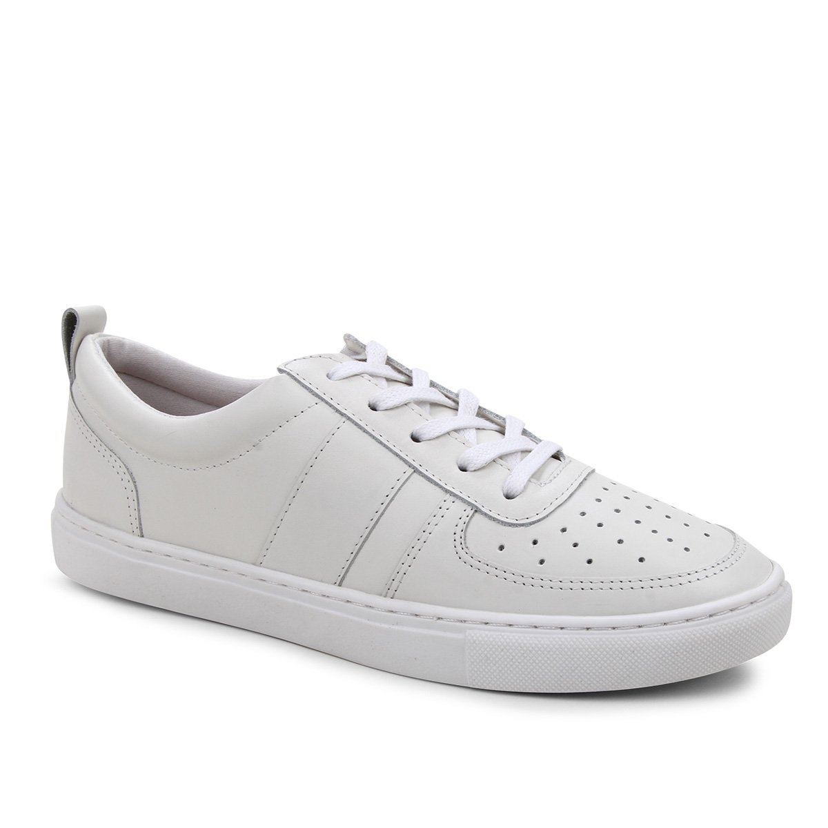 Tênis Couro Shoestock Basic Comfy Feminino