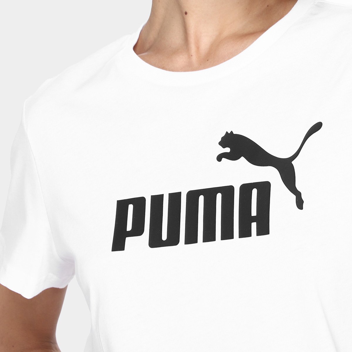 Camiseta Puma Logo N. 1 Feminina - Tam: P - 2
