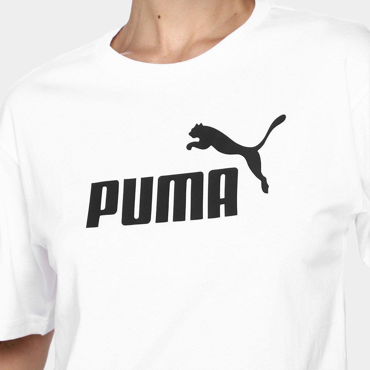 Camiseta Puma Logo Relaxed Feminina - Tam: GG - 2