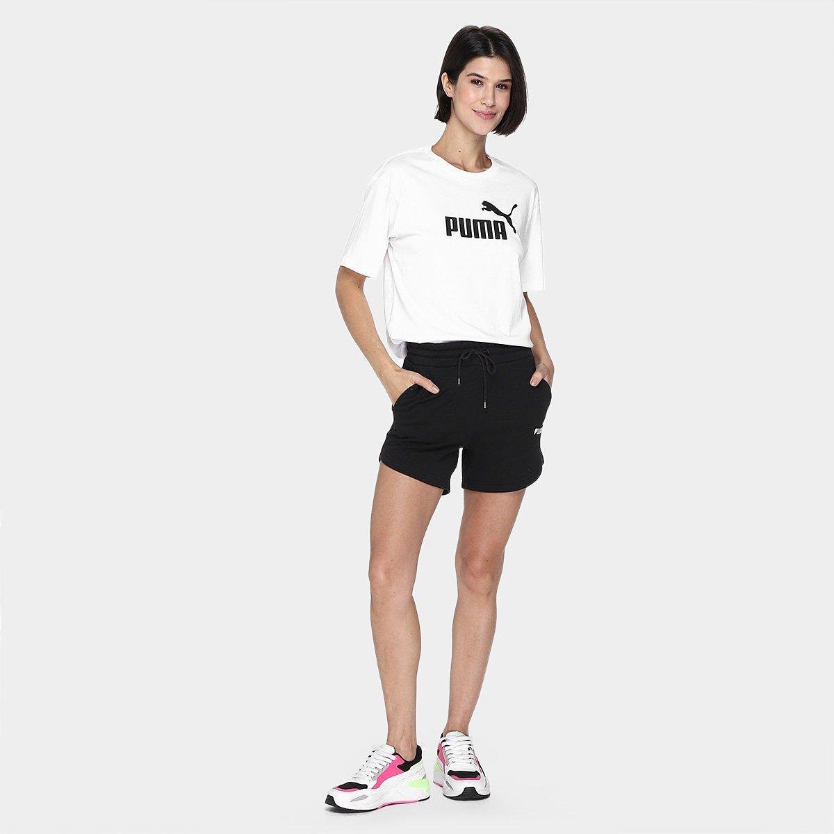 Camiseta Puma Logo Relaxed Feminina - Tam: GG - 3