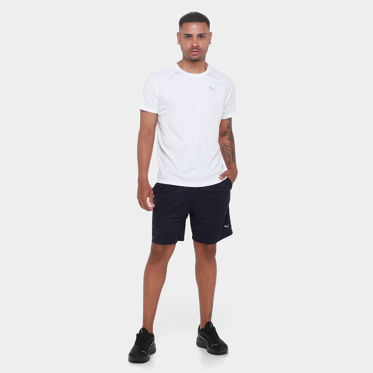Camiseta Puma Run Velocity Poly Masculina - Tam: P - 3