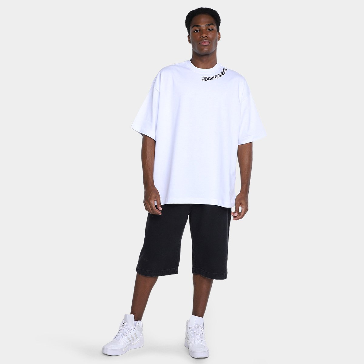 Camiseta Baw New Over Gothic Masculina - Tam: G - 3