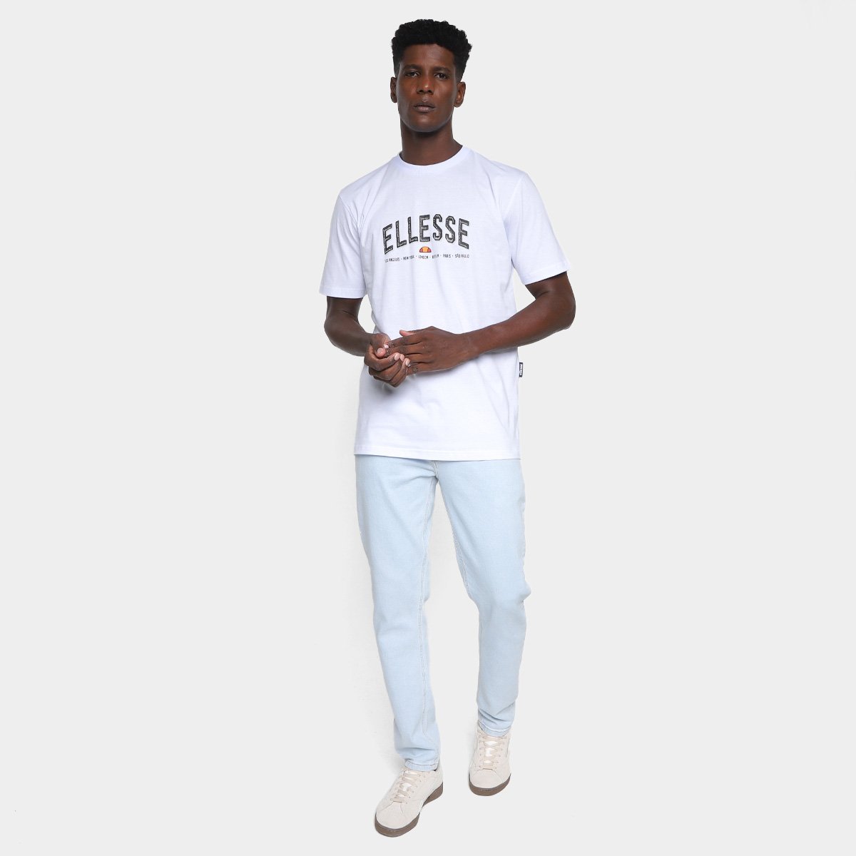 Camiseta Ellesse Casual Masculina - Tam: GG - 3