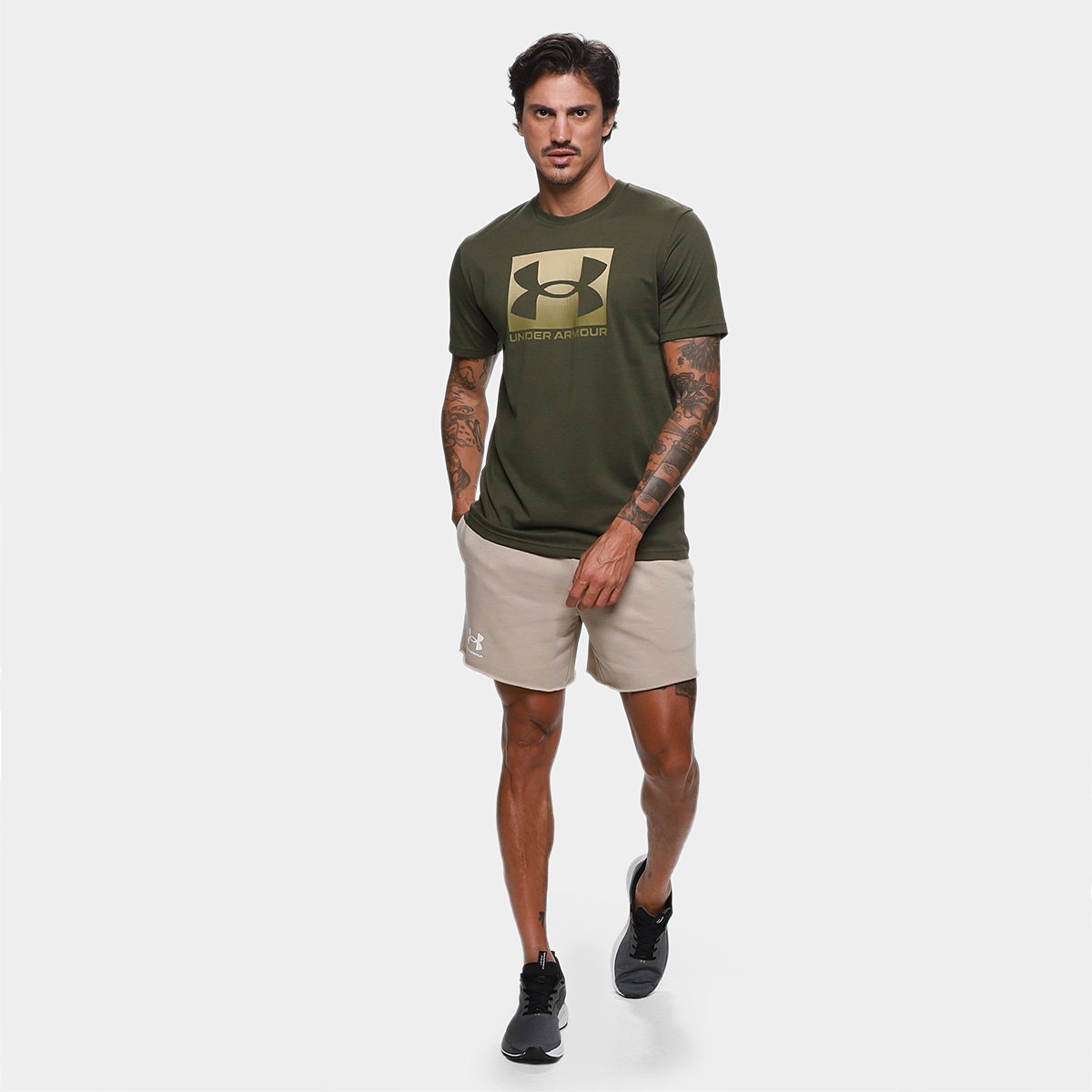 Camiseta Under Armour Box Sports Up Masculina - Tam: P - 3