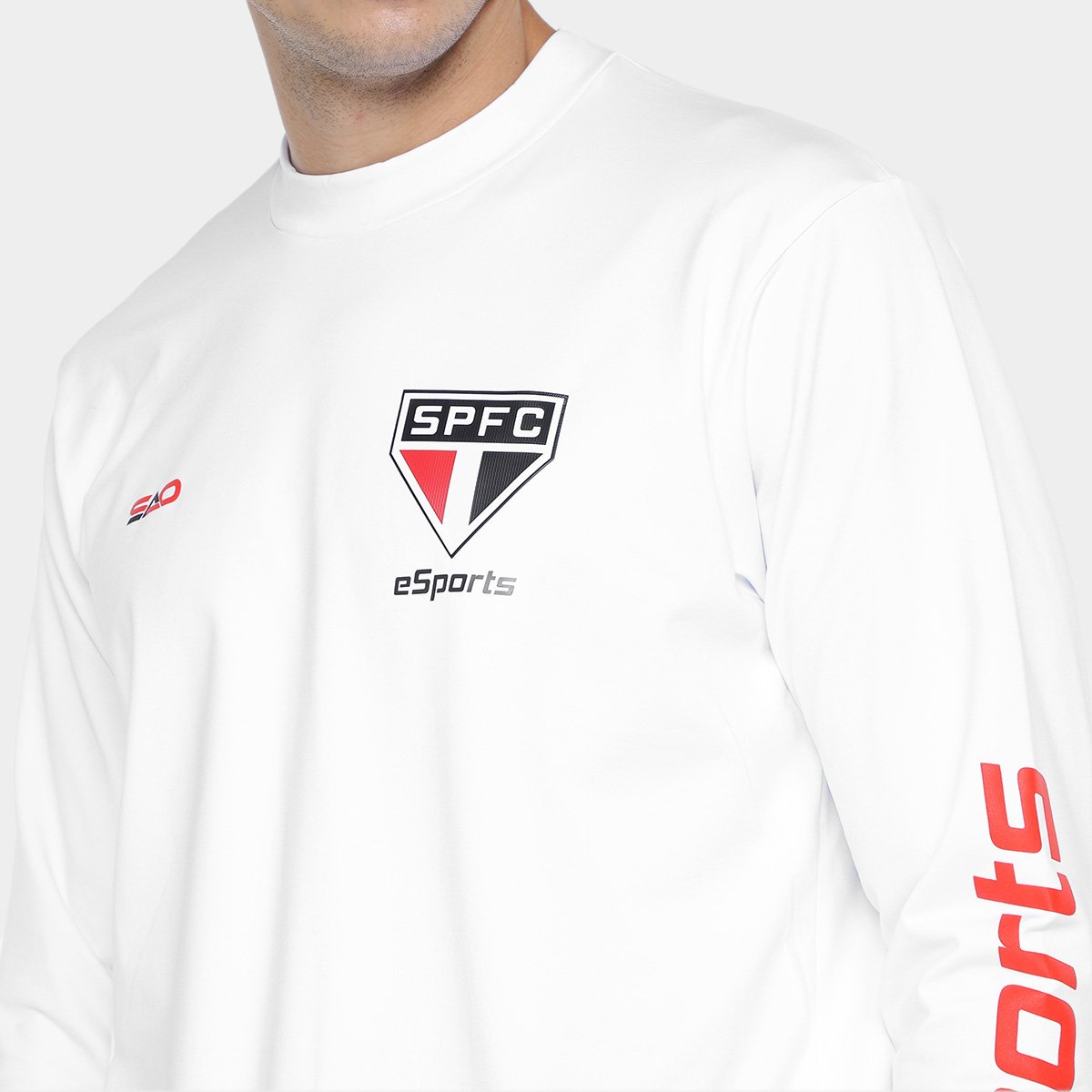 Moletom São Paulo E-Sports Jogo Masculino - Tam: M - 2